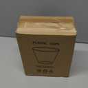 RACETOP 9 oz Clear Plastic Cups 100 packs, Disposable Plastic Party Cups Tumblers, Cocktail Cups, Perfect for Parties, Wedding and Events