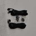 Smays 10 ft Cable for WYZE Cam Pan v3 Camera, Long Micro USB Flat Power Cord, 90 Degree 2-Pack, Black