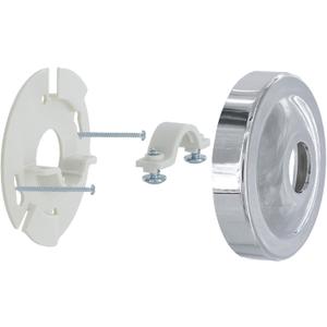 Danco 12005 Shower Arm Stabilizer Bracket and Flange Cover, No Size, Chrome
