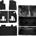 Floor Mats for 2025 2026 KIA Carnival(fit 7&8 Seats) with Trunk Mat & Backrest Mat TPE All Weather Protection Car Floor Liners Cargo Liners