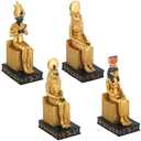 Egyptian Sealed Gods Figure Decorations Set of 4