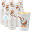 Lamosi 180 Pack 12 oz Coffee Cups, Paper Coffee Cups 12 oz, Disposable Leakproof Cup for Cold Drinks or Hot Beverages