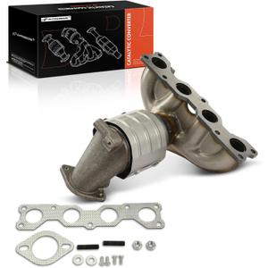 A-Premium Front Exhaust Manifold Catalytic Converter Kit Direct-Fit Compatible with Kia Sorento 2014-2015 & Hyundai Santa Fe Sport 2013-2016, 2.4L, EPA Compliant, Replace# 285102G455