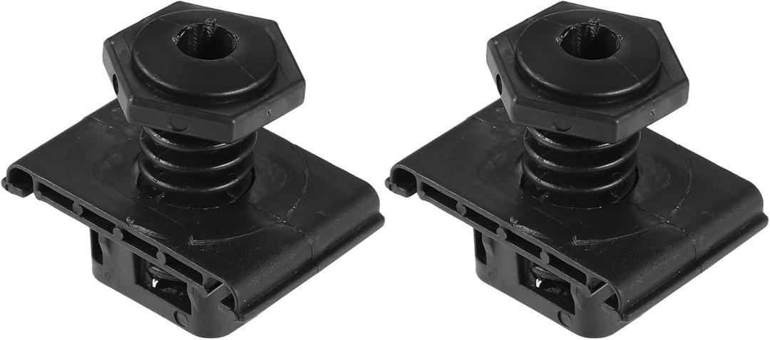 uxcell 2 Pcs Adjustable Hood Bumper Buffer No.55276482AB/68217759AA for Dodge for Ram 2500 2003-2005 for Jeep Compass 2009