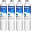 DA29-00020B Replacement for Samsung Water Filter DA29-00020B, HAF-CIN/EXP, RF28HFEDBSR, RF263TEAESG, RF263BEAESR, RF28HDEDBSR, HAF-CIN, RF4287HARS, RF4267HARS, DA97-08006A, 4 Filters