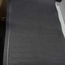 Front Door Mat, Durable Welcome Matt Outdoor, 3D Mesh Heavy Duty Doormat Outside Entrance, Non-Slip, Waterproof, Easy Clean, Stain Resistance, Fade Resistant Entryway Mats, 35"X24" Black