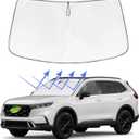 Front Windshield Sun Shade for Honda CRV 2023-2025 Custom Fit Update Foldable Sunshade Auto Heat Shield Protector Block UV Rays Keep Your Car Cooler