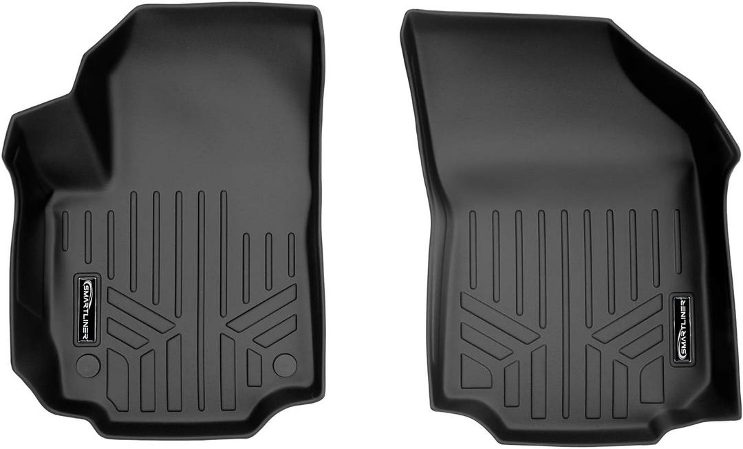 SMARTLINER Custom Fit Floor Mats 1st Row Liner Set Compatible with 2018-2024 GMC Terrain