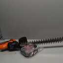 BLACK+DECKER 22" Electric Hedge Trimmer, Lightweight 4.0 Amp Corded Dual Action Shrub Trimmer, Full Wraparound Handle, High Output Low Vibration (BEHT350FF)