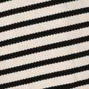 LEEVAN Black and White Striped Outdoor Rug Runner 2x4 Layering Doormat Farmhouse Front Porch Rug Cotton Woven Washable Throw Carpet for Hallway/Front Steps/Bathroom/Kitchen/Home Entrance