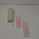 10-Inch Tall Dripless Taper Candles Set of 4 - Pearl Pink Tapered Candles, Perfect for Christmas - Smokeless, Unscented, Long Burning - Hand Poured, Colored Tall Candlesticks - Rosa Perla
