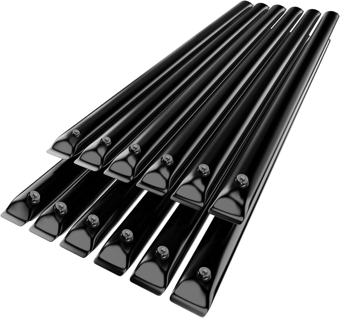 0.7mm Thicker Black Winter Water Tube for Swimming Pool Covers, 12 Pack 10 FT Water Weight Bags for Pool Side, 3-Layer Composite Material