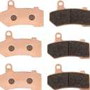 Sintered Copper Brake Pads for Harley Davidson FLHTCU Ultra Classic Electra Glide 2008-2020, FLHR Road King, FLHX Street Glide 2008-2022