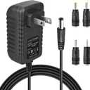 5V 1A 2A Replacement AC Power Adapter Charger for VSC-550BT / VSC-550BT-BK Suitcase Turntable, Vinyl Record Player Power Cord, Compatible with Crosley FJ-SW0501500DU Vintage 3-Speed Portable Player