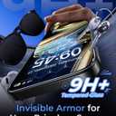 DIMONCOAT 4-PACK TOP 9H+ Glass for iPhone 15 Privacy Screen Protector [Auto Alignment Kit] [10X Military Protection] UNBREAK Tempered Glass Film for iPhone 15 6.1 inch [Case Friendly]