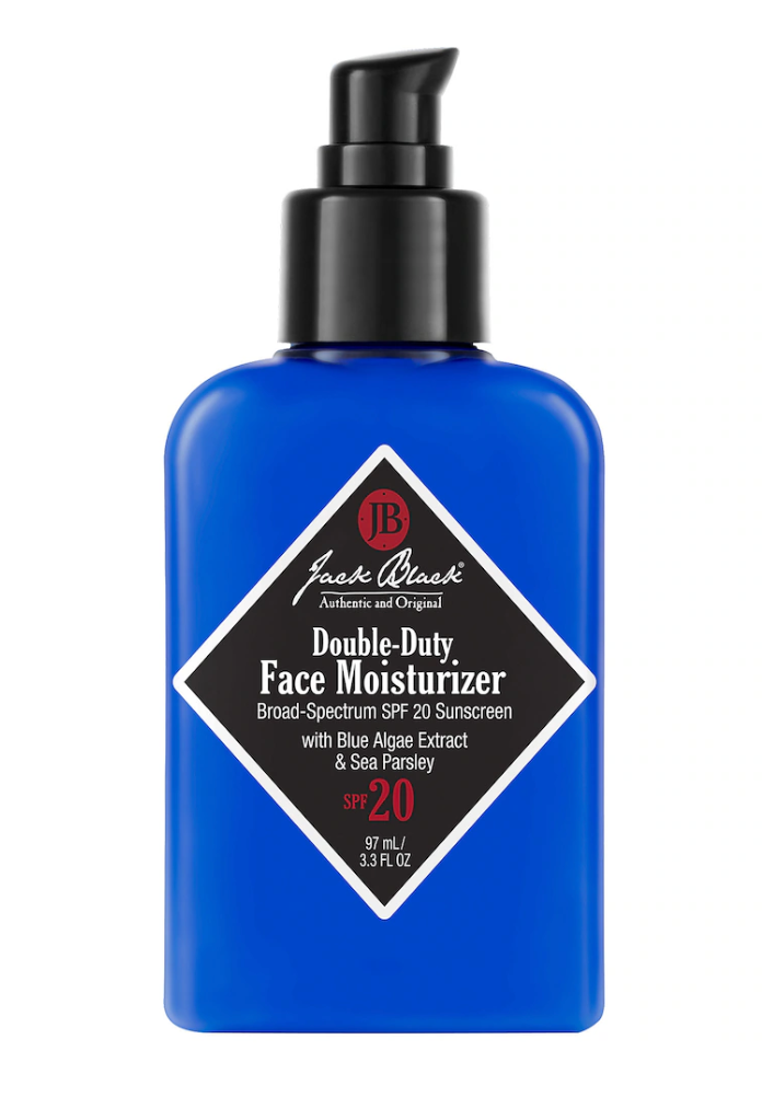 Jack Black DoubleDuty Face Moisturizer, 3.3 Fl. Oz – SPF 20 Sun Protection, Long Lasting Hydrating Skincare, Lightweight Moisturizer, Men’s Facial Moisturizer