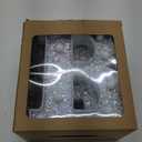 Light Up Bar Sign, Glitter Marquee Bar Letter Signs for Home Decor, Illuminated Bar Letter Lights Battery Powered for Bars Accessories Bistro Party Wedding Decorations, Silvery