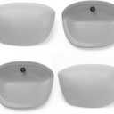 IWIWE 6472-970 680 Reverse Wrap Around Gray Hot Tub Pillow Replacement for Jacuzzi/Sundance 680 Series Spas 2007-2017 Replace 6455-474 6472-970(4 Pack)