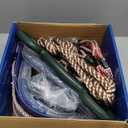 Gym1 6-Piece Doorway Gym Indoor Playground - 6-Piece, Blue - Indoor Playset with Sensory Swing, Pull-Up Bar & Rings, Trapeze, Ladder & Knotted Rope