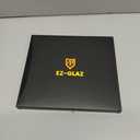 EZ-GLAZ-4 Pack for iPhone 15 Pro Screen Protector[6.1"] 9H+ Hardness 12FT Military Grade Shatterproof Long Durable Tempered Glass Film with Flawless Fit Box, HD Clear, Scratch Resistant