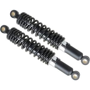 1 Pair 12.5 320mm Motorcycle Universal Rear Shock Absorbers Replacement for Yamaha Kawasaki Suzuki Sportster XL883 1200 Dirt Bike ATV Go Kart Black
