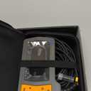 Triple Lens Sewer Camera with 50ft, 5" IPS Screen Borescope with Light, 1080P HD Endoscope IP67 Drain Pipe Snake Drain Camera, 32G Card SemiRigid Cable for Plumbing Inspection + Case