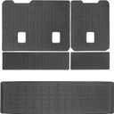 Yakitoko 3D TPE Car Trunk Cargo Liner Mat for 2015-2020 Chevrolet Tahoe and GMC Yukon 7Seat with Backrest Mat Custom Fit All-Weather Waterproof Floor Protection, Heavy Duty & Odorless