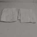 White Semi Sheer Linen Curtains 92 inch Length for Living Room Back Tab Rod Pocket Modern Farmhouse Coastal Decor Off White Cotton Textured Gauze Curtains 92 inches Long for Dining Room Office