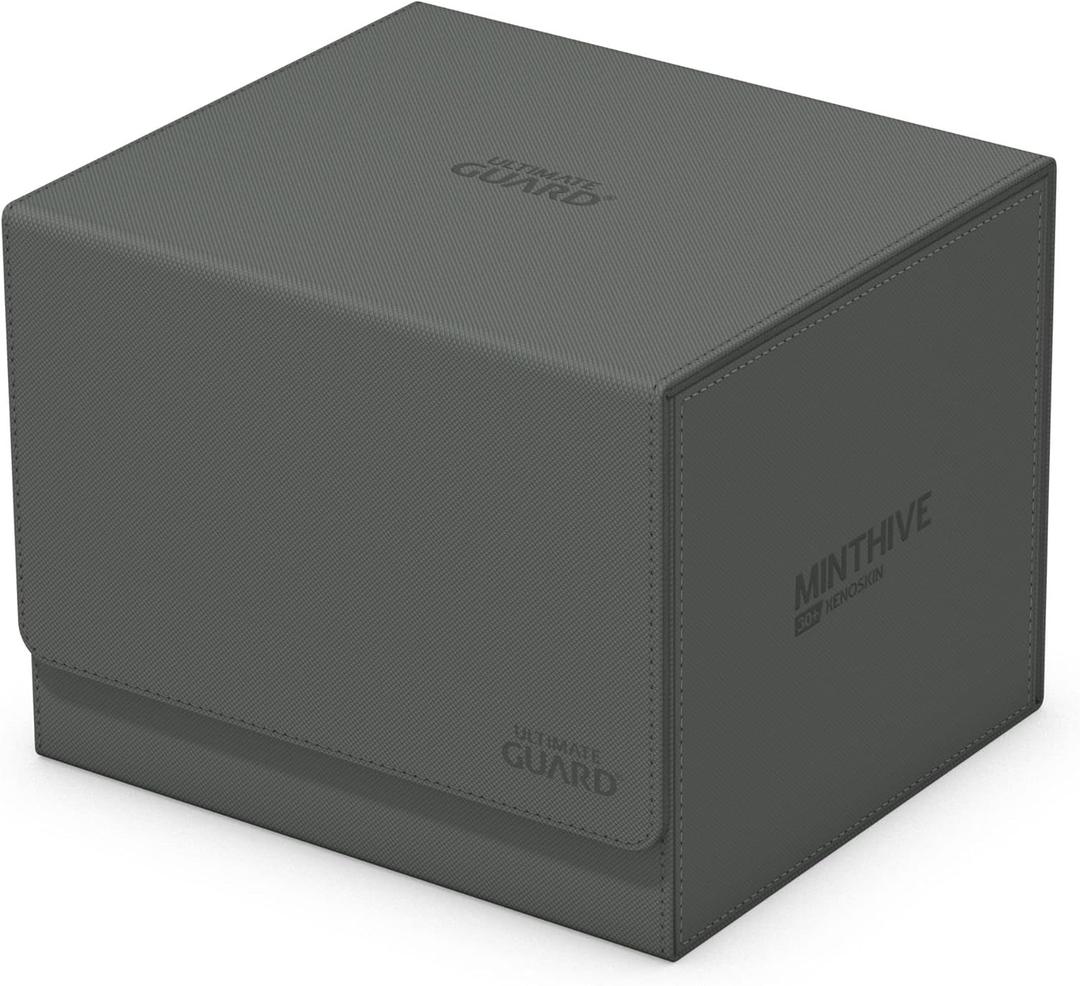Ultimate Guard Minthive 30+, Deck Case for 30 Magnetic Card Cases, Perfect Storage for Graded Cards, Grey, Secure Closure & Snaplock Mechanism