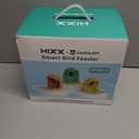 HIXX Smart Bird Feeder with Camera, AI Identify Birds & Auto Capture, 2K HD Live Camera Birdwatching with Color Night Vision for Bird Lovers Gifts (Green)