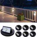 Solar Motion Wall Lights 33LED Solar Motion Sensor with 3 Lighting Modes, IP65 Waterproof Solar Security Lights, Solar Fence Lights, Solar Powered Outdoor Lights for House (White Led 2Pack)