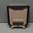 Hanging Kitchen Trash Can, Foldable Waste Bin for Kitchen, Collapsible Hang Small Plastic Garbage Can 2.4 Gallon for Cabinet/Car/Bedroom/Bathroom (Brown)