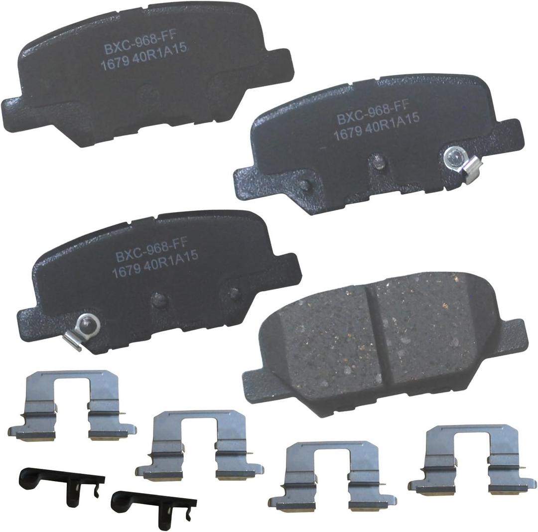 Bendix Premium SBC1679 Ceramic Rear Brake Pads for Mazda 3 2018-2014, 3 Sport 2016-2014, 6 2015-2014, Mitsubishi ASX 2015-2013, Outlander 2018-2014, Outlander Sport 2023-2013, RVR 2023-2013
