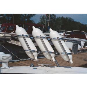 Taylor Made Stainless Steel Fender Rack - Holds 7" to 9" Fenders - Foldable and Cross Reinforced - Adjustable Angle - Pre-Assembled - High Gloss Finish - Made with 316 Stainless Steel 2020108379