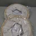 GOSO 14 Inch Square Drum Lamp Shades Set of 2 Large, Cream Peach Lamp Shade for Floor Lamps Table Lampshade Replacement,12x14x10 IN (Spider) Natural Fabric Faux Silk Elegant & Art Deco -Easy Assembly