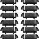 12 Pack Replacement Refill Rollers for Electric Foot File Callus Remover Pedicure Kit Tools Grinding Roller Head for Hard Callus and Tough Dead Skin (12pcs Extra Coarse)