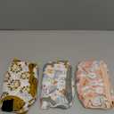 Langsprit Washable Female Dog Diapers (3 Pack) - Doggie Reusable Small Medium Large Dog Diapers for Doggy Puppy Female in Period - Highly Absorbent Dog Heat Panties (Medium,Rabbit, Owl, Lion)