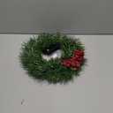 Christmas Wreath Car Decoration - LED Car Wreath with Remote Control for Christmas Truck Decorations, RGB LED Christmas Wreath for Christmas Car Decorations Exterior