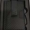 Typecase Wallet for Men: Rfid-blocking with Money Clip Slim Leather Bifold ID Window Smart Pop Up Card Case Front Pocket Wallet with Gift Box (Carbon Fiber Black)