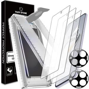 [with Install kit 3 Flexible Glass Film Screen protector + 2 Lens Protector + EZ KIT ZERO for Oneplus 13 Perfect Alignment Scratch Resistant