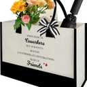 Coworker Gifts for Women - Gifts for Coworkers Leaving Farewell Going Away Goodbye Gift for Coworkers Canvas Tote Bag for Women Utility Beach Bags Christmas Thank You Gift for Work Friends Coworker