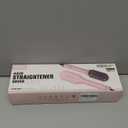 Ufree Upgraded Hair Straightener Brush, 5 Temps Straightening Brush with Ionic Tech, Cool Air System, Dense Bristles, Dual Voltage, Ceramic Hot Comb, Women Gifts