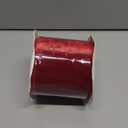 Ribbli Red Velvet Wired Ribbon 4 Inch Metallic Red Gold Crushed Velvet Christmas Ribbon for Gift Wrapping Christmas Tree Decoration Crafts Wreaths Supplies-Continuous 10 Yards