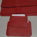 Refrigerator Door Handle Covers, 5PCS, Leather Kitchen Appliance Handle Covers, Keep Your Fridge Microwave Oven Stove Dishwasher Clean, Save Your Time, Trimmable and One Size Fits All (Red)