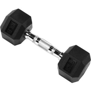 OLIXIS Rubber Hex Dumbbell, Weights Dumbbells Set, Weight Set for Home GymStrength Training Equipment 10lb