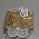 KeaBabies Silicone Food Freezer Trays with Lid, 2oz x 10 Pods Baby Food Storage Containers, Easy Puree Meal Prep, Breast Milk Silicone Freezer Molds, Dishwasher, Microwave Safe, BPA-Free (Chai Latte)