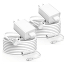 JMDDS 2-Pack Power Adapter Charger Cable Compatible with Ring Stick Up Cam Battery/Plug-in 3rd Gen/2nd Gen & Ring Pan Tilt Stick Up Camera, Indoor/Outdoor Weatherproof Power Cord (4m/13.2ft)