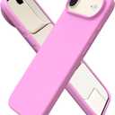 ORNARTO for iPhone Air Case 6.5", Slim Liquid Silicone 3 Layers Soft Gel Rubber Shockproof Protective Cover with Anti-Scratch Microfiber Lining-Cherry Blossom