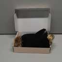 REECHO Beanie Wig Hair Extensions, Warm Knitted Beanie Hat with Hair 12" Beach Wavy Hair Extension Synthetic Hairpiece for Women - Black Beanie, Dirty Blonde with Light Ends Hair