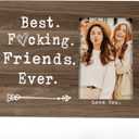 FONDCANYON Best Friends Ever Picture Frame - Bff & Friendship Gifts for Men, Women & Girls (4x6 Inch, 3 Colors)